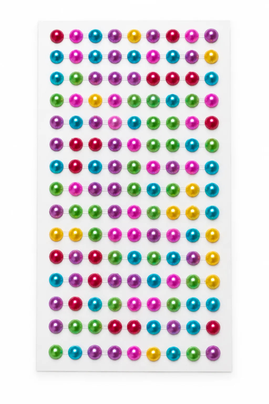 Colorful Pearl Self-Adhesive Stickers for DIY Crafts – Small & Big | Saadhya Kraafts