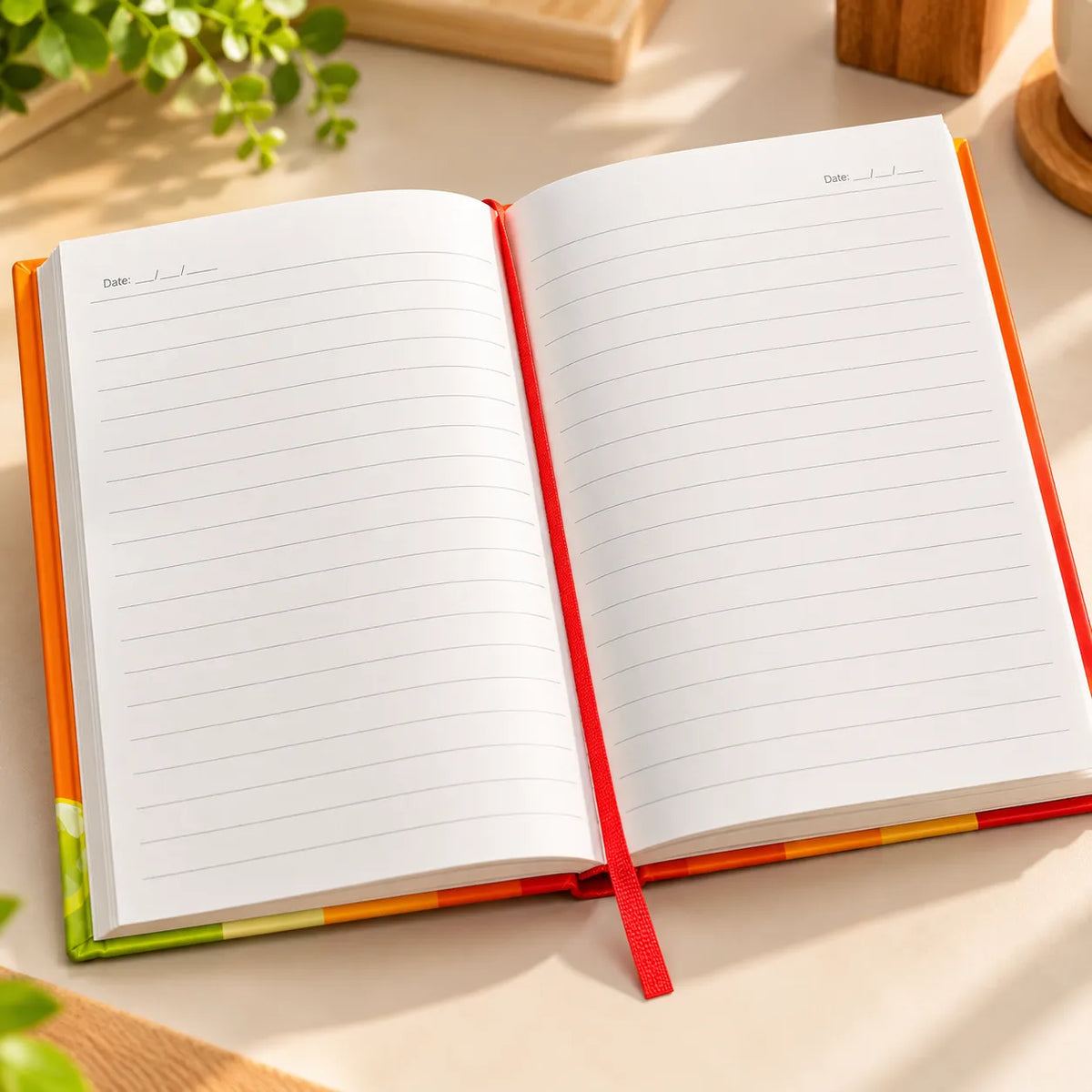 Colourful Bubble Design Hard Cover Notebook – Ruled Journal | 124 & 192 Pages