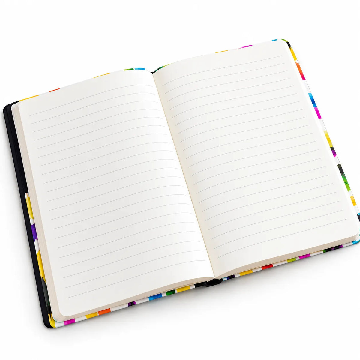 Colourful Pencil Pattern Notebook – Soft Cover B6 Ruled Notebook