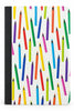 Colourful Pencil Pattern Notebook – Soft Cover B6 Ruled Notebook