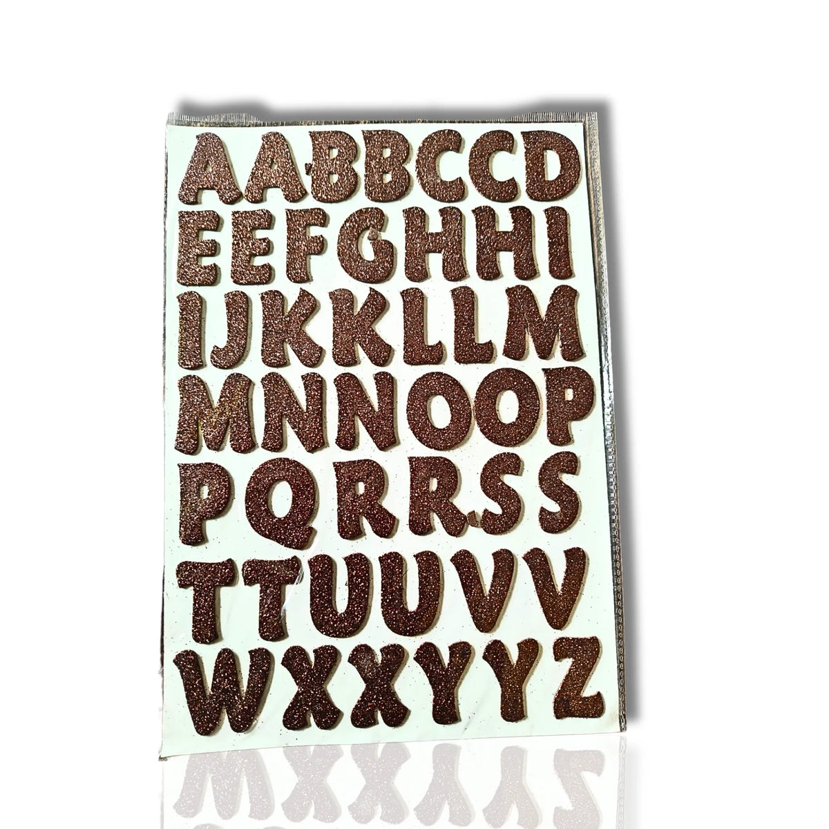 Glitter Alphabet Stickers A-Z | Colourful Letter Stickers