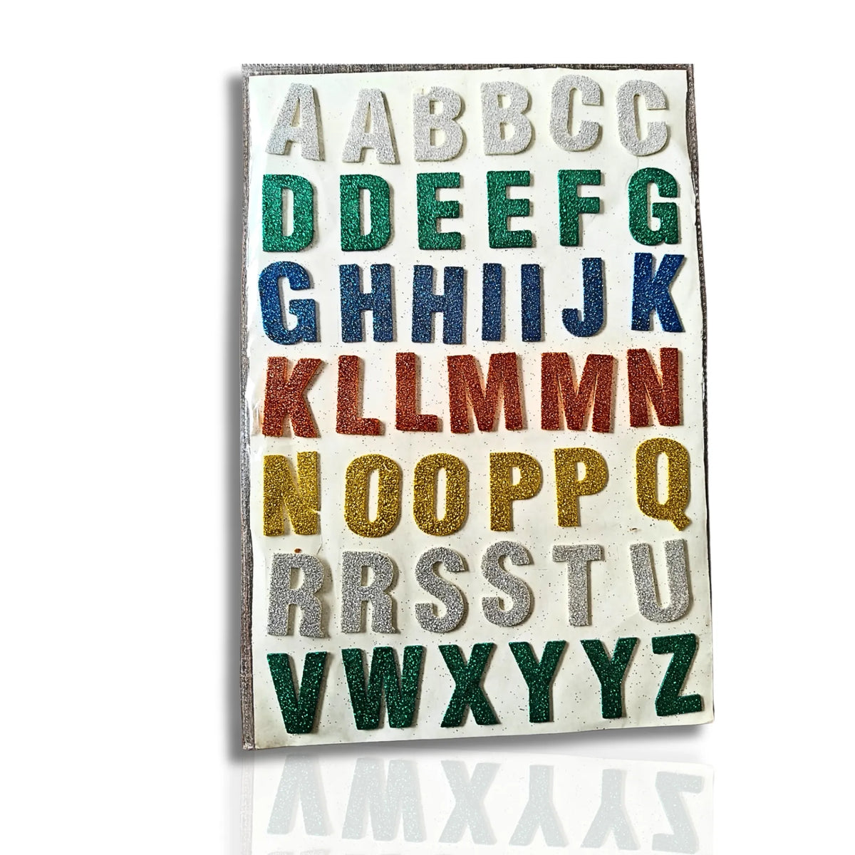 Glitter Alphabet Stickers A-Z | Colourful Letter Stickers