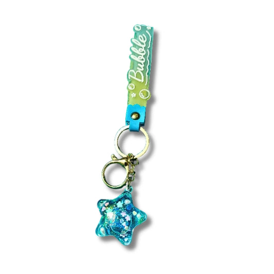 Cosmic Bubble Star Keychain