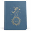 Cosmic Gold Planet Unruled Notebook