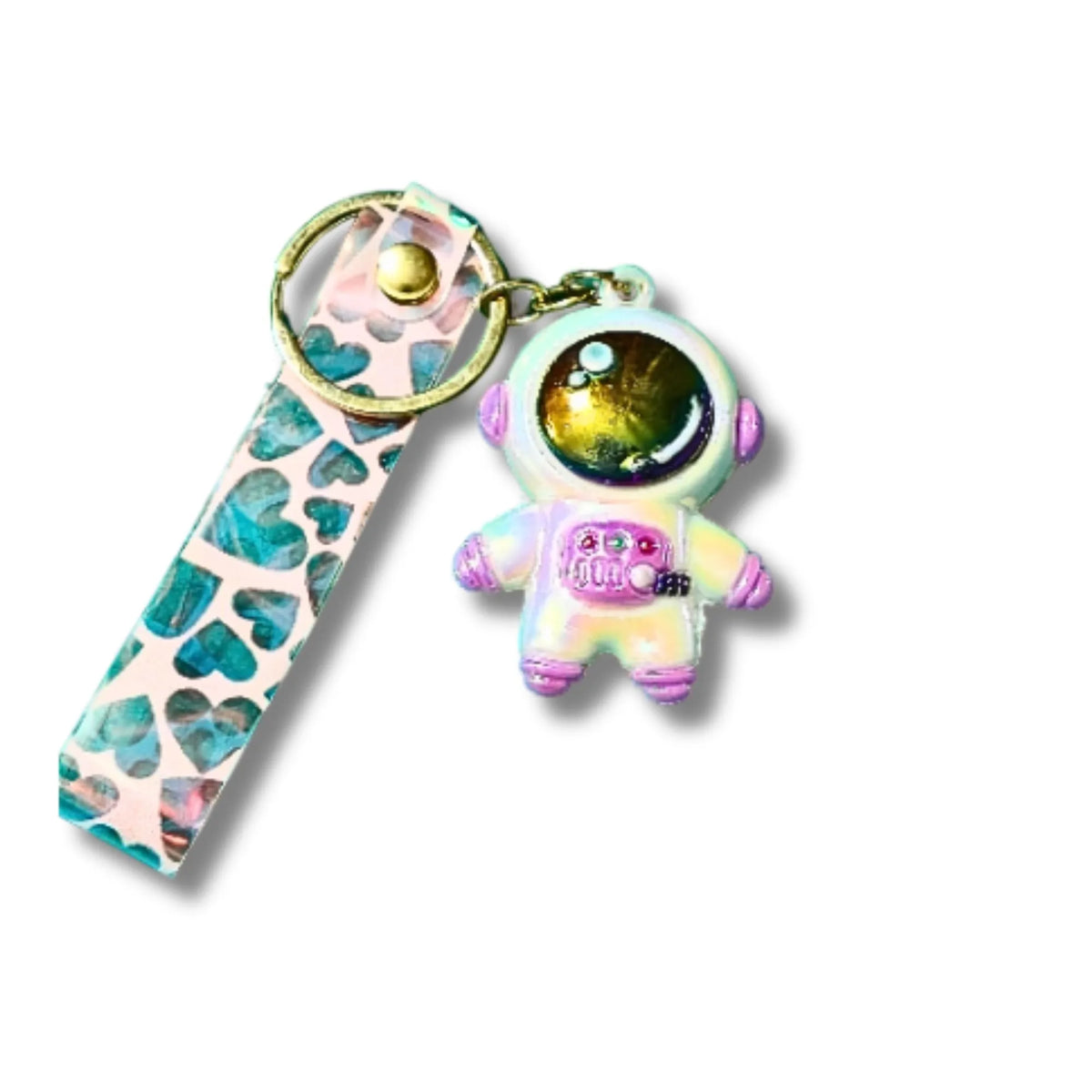 Cosmic Heart Astronaut Keychain