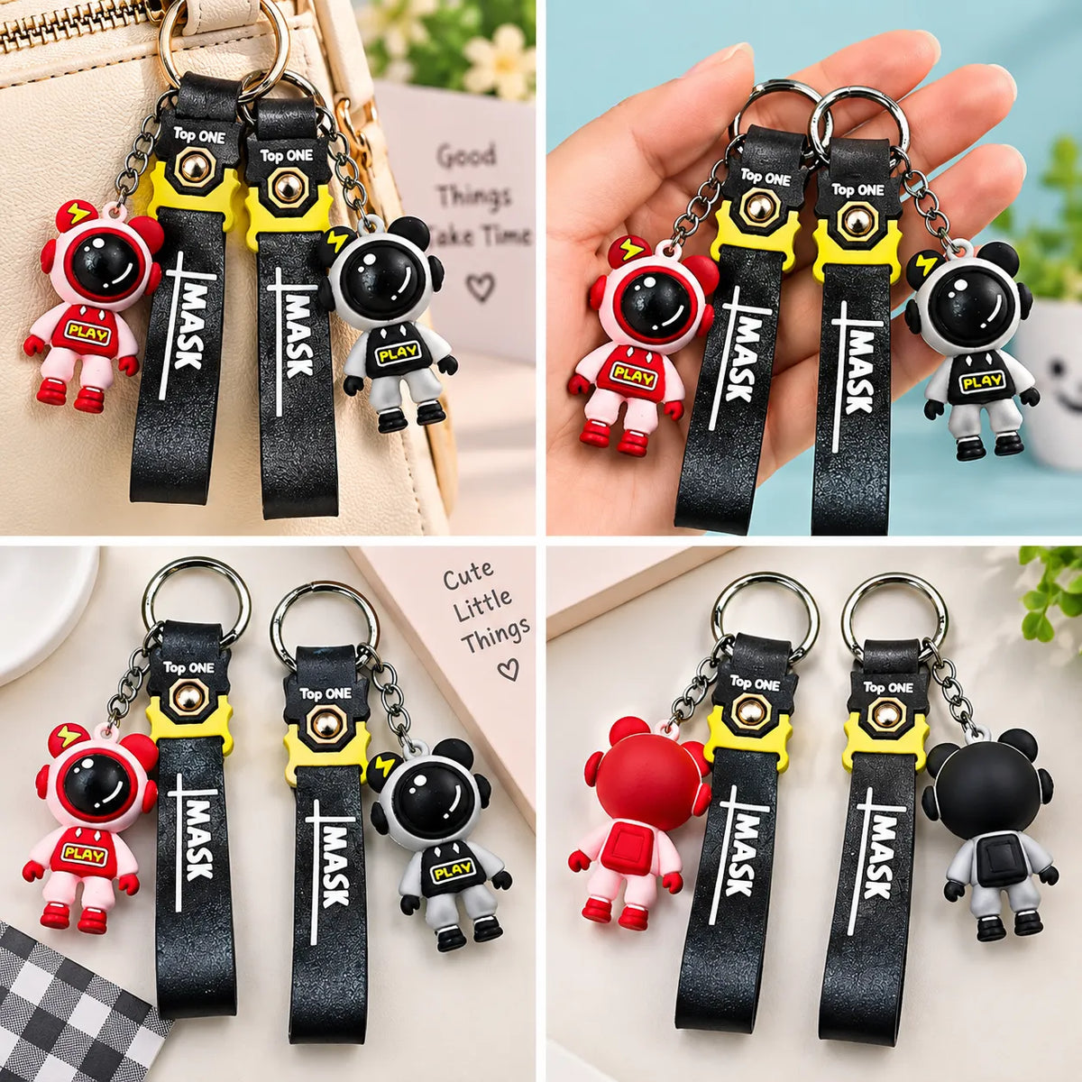 Cosmo Buddy Strap Keychain – Cute Character Bag Charm