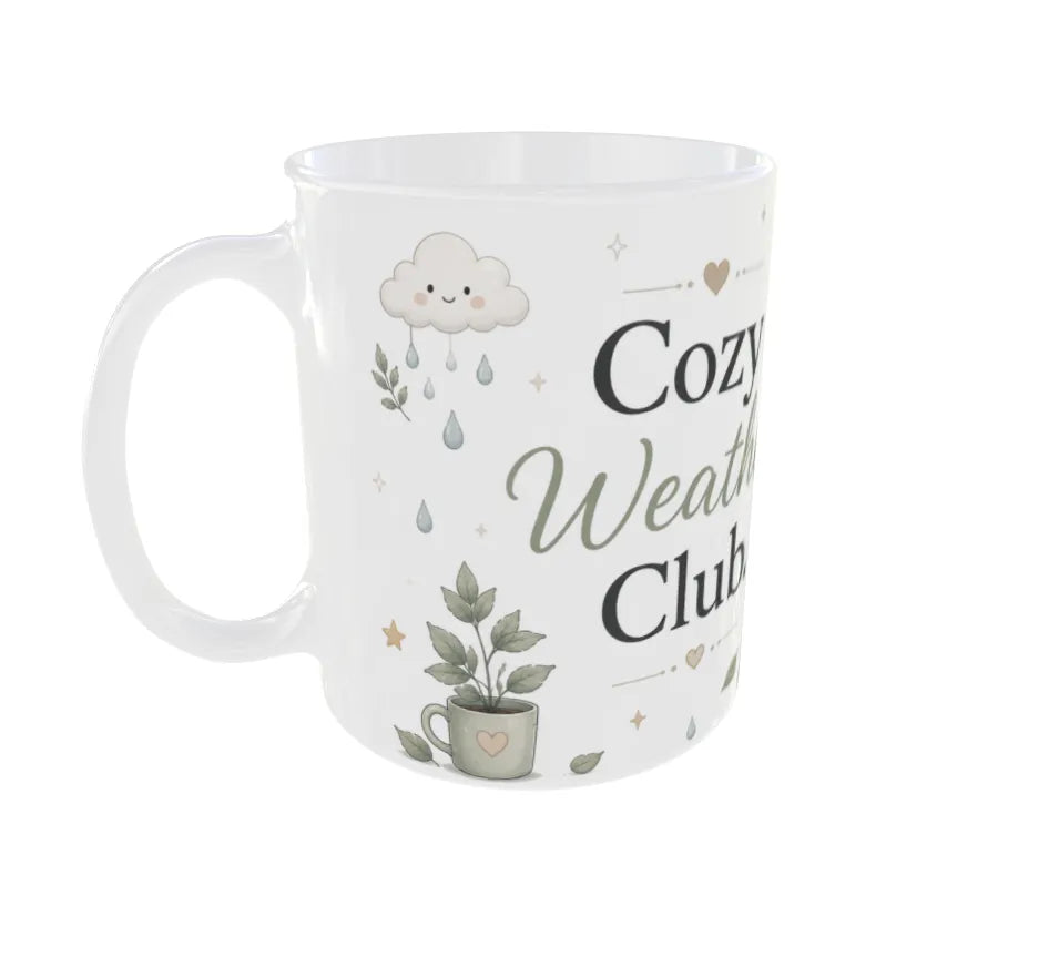 Cozy Weather Club Panda Ceramic Coffee Mug