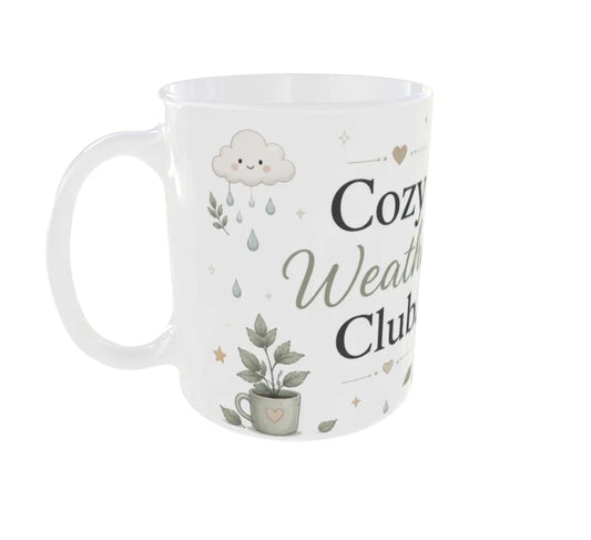 Cozy Weather Club Panda Ceramic Coffee Mug