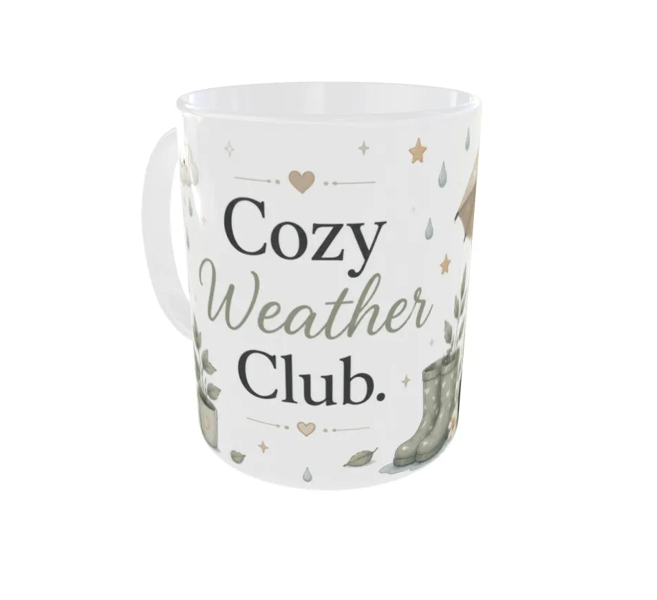 Cozy Weather Club Panda Ceramic Coffee Mug