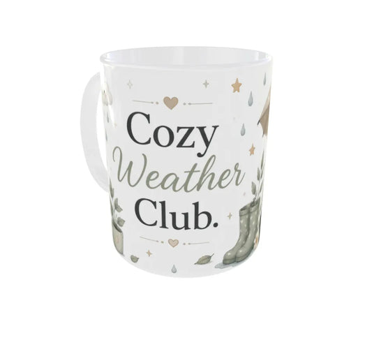 Cozy Weather Club Panda Ceramic Coffee Mug