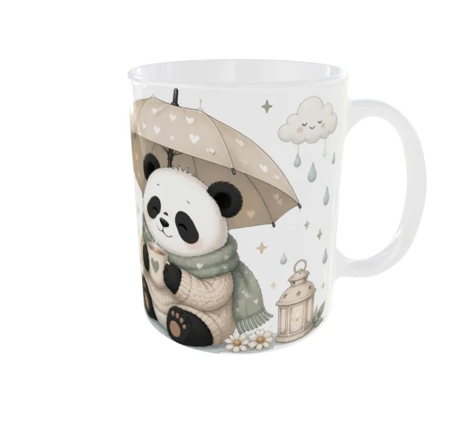 Cozy Weather Club Panda Ceramic Coffee Mug