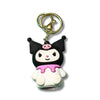 Cute Black Shake-Up Character Keychain – Fun Moving Bag Charm for Everyday Use