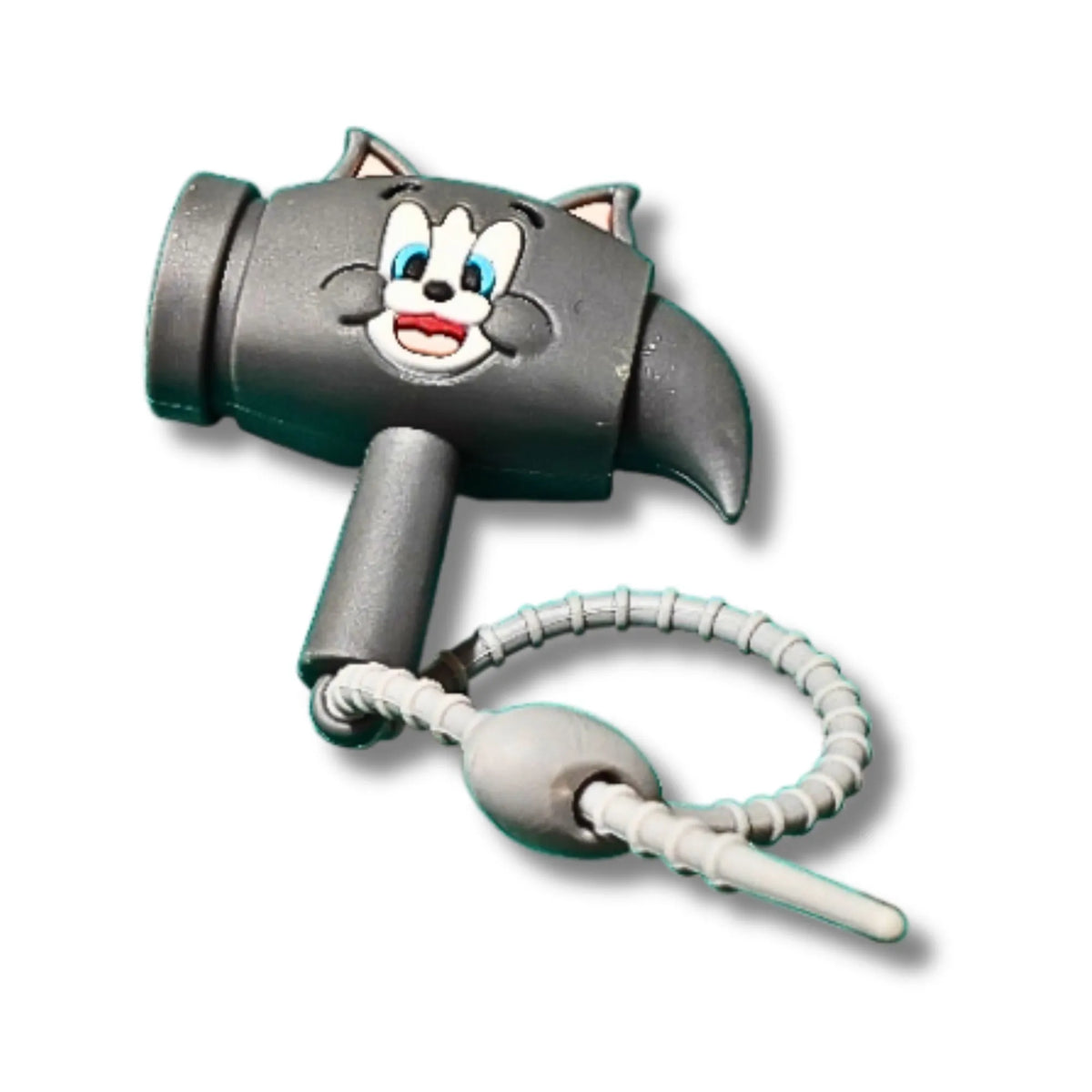 Cute Cat Hammer Choo Choo Bag Charm