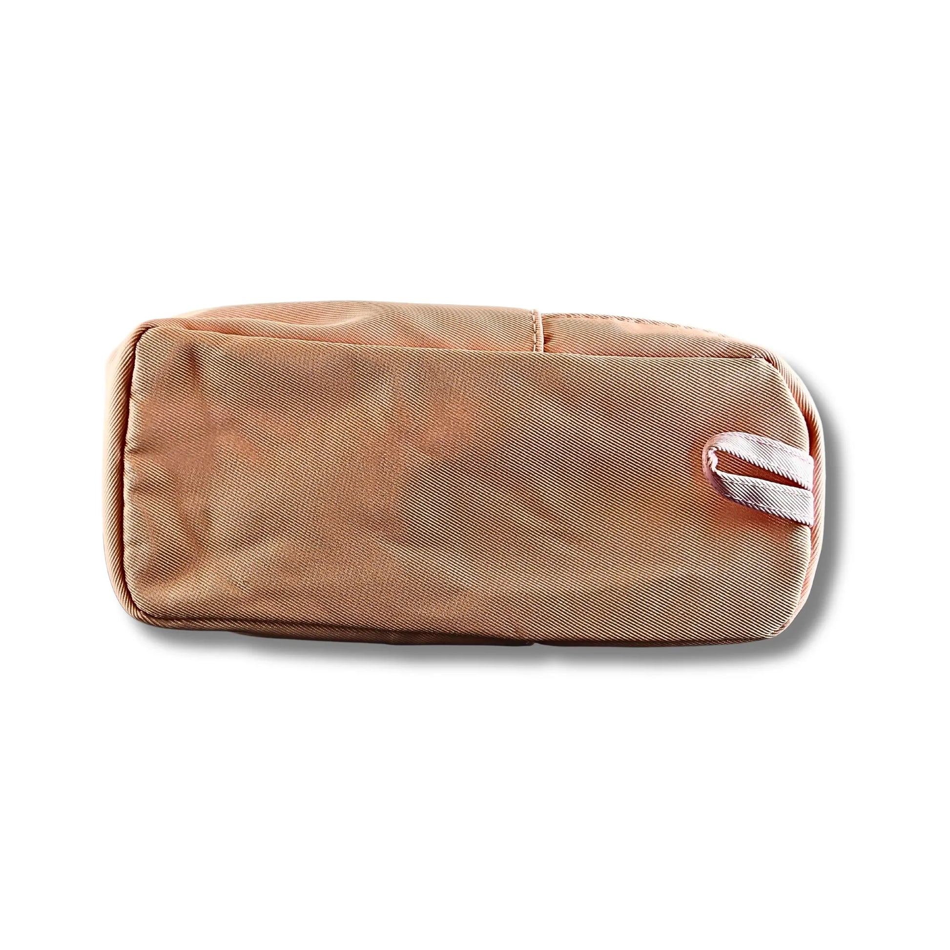 Cute Cookie pink cartoon pencil pouch with multi zipper compartments for girls Back 