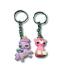 Cute Fantasy Character Keychain Set – Unicorn & Pink Character Charm Keyrings for Bags & Backpacks