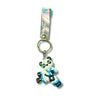 Cute Panda Karate Character Keychain with Good Luck Strap