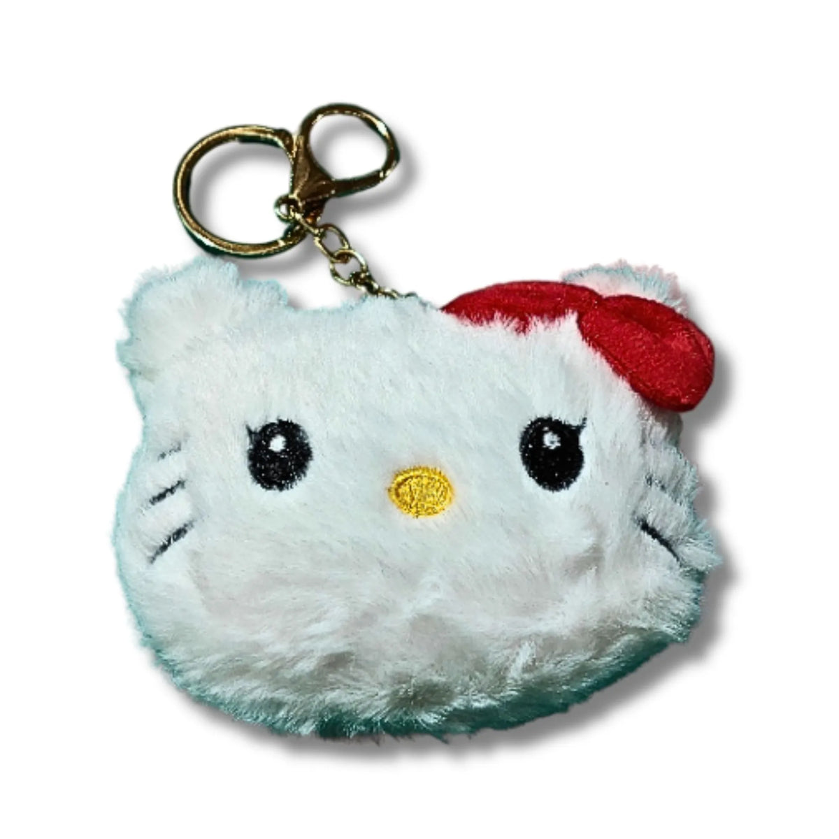 Cute Plush Cat Mirror Keychain | 2-in-1 Bag Accessory