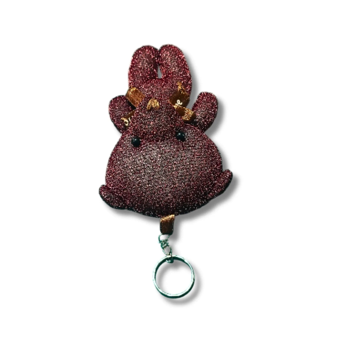 Cute Red Teddy Bear Keychain| Soft Plush Teddy Keyring