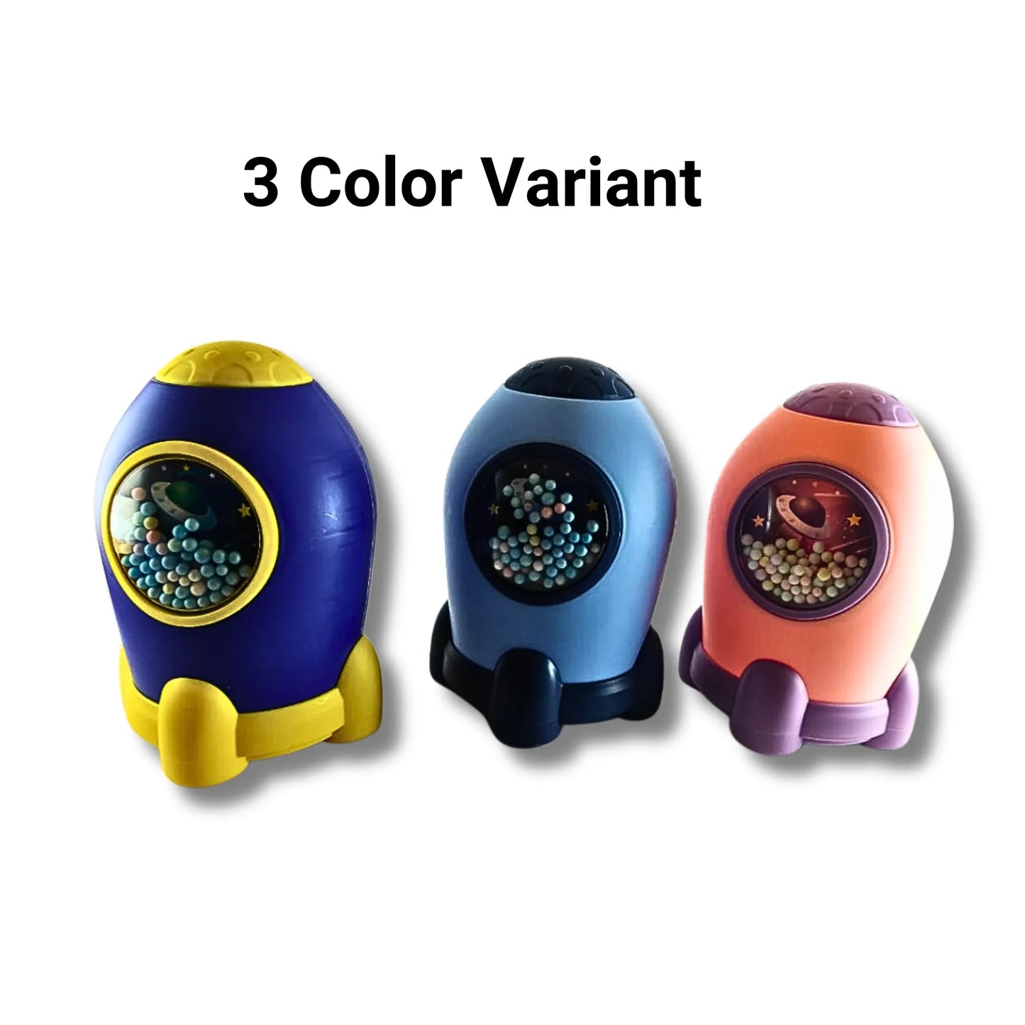 Rocket Shape Coin Bank for Kids with Number Lock | Space Theme Savings Piggy Bank for Boys & Girls
