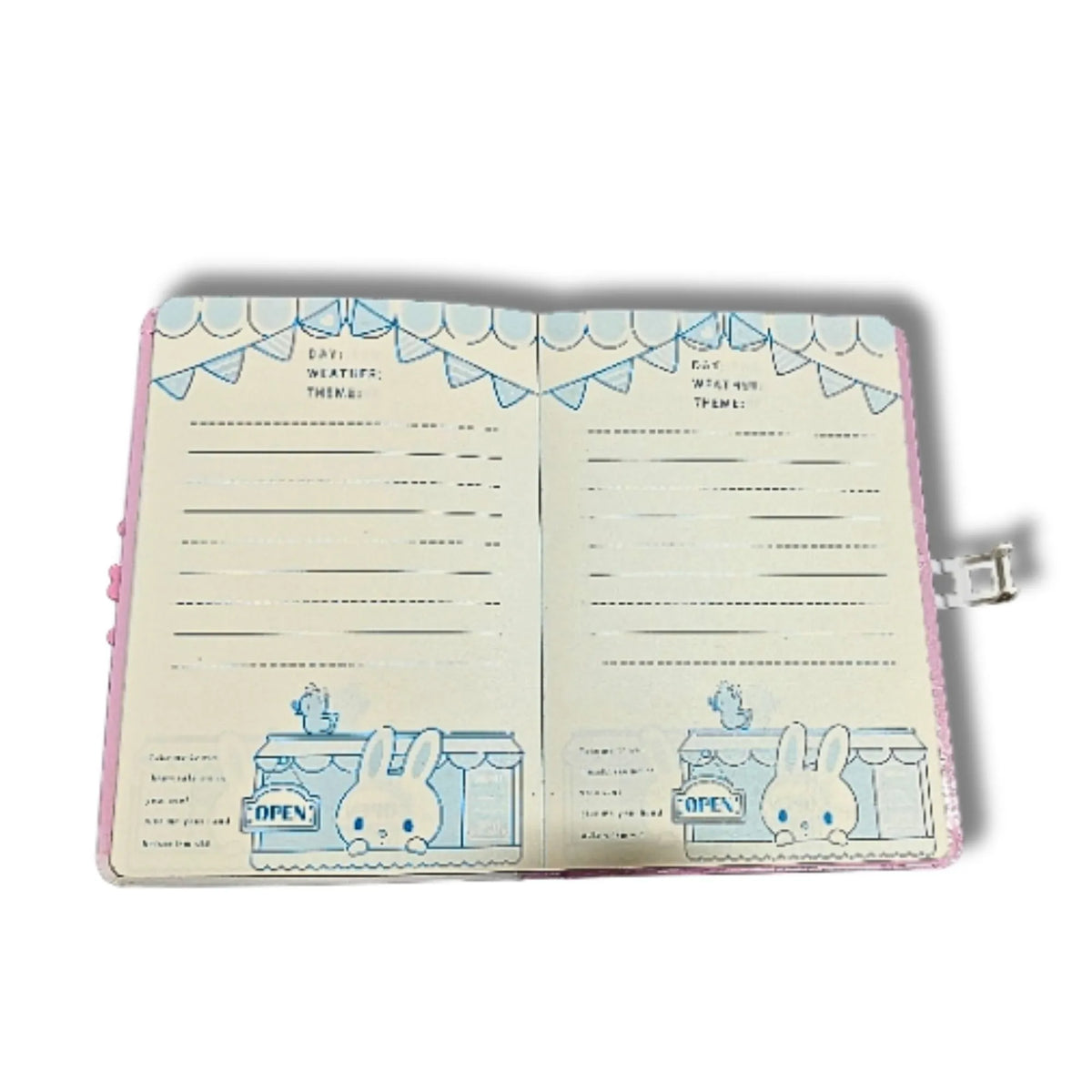 Cute Unicorn Diary Notebook with Lock Closure & Pen for Girls