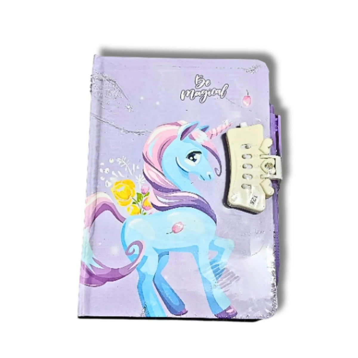 Cute Unicorn Diary Notebook with Lock Closure & Pen for Girls