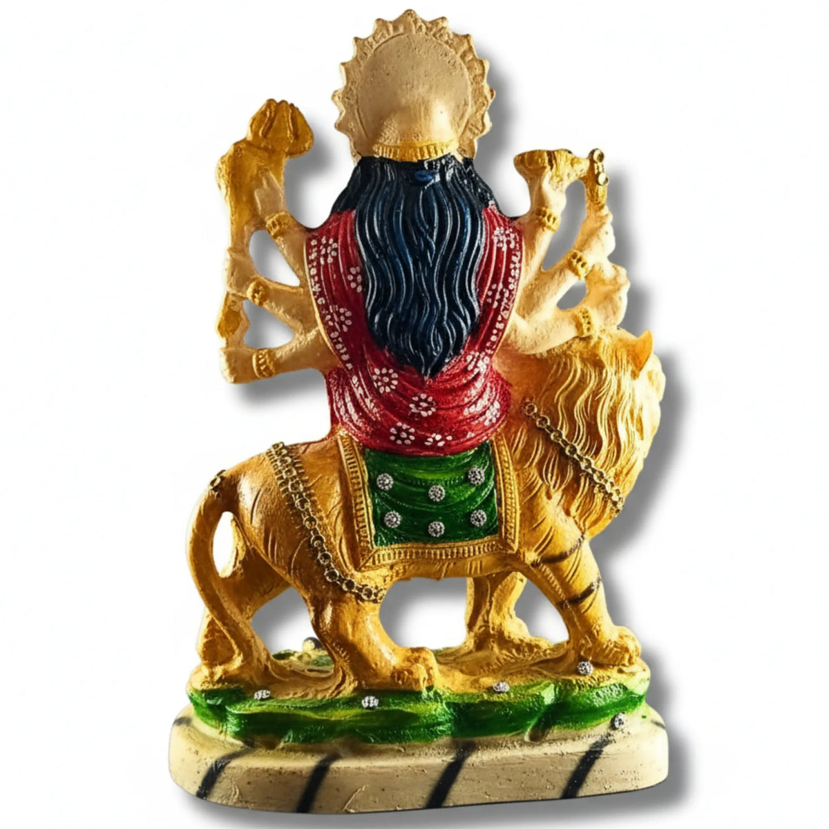 Decorative Maa Durga Shakti Murti with Lion – 23 cm