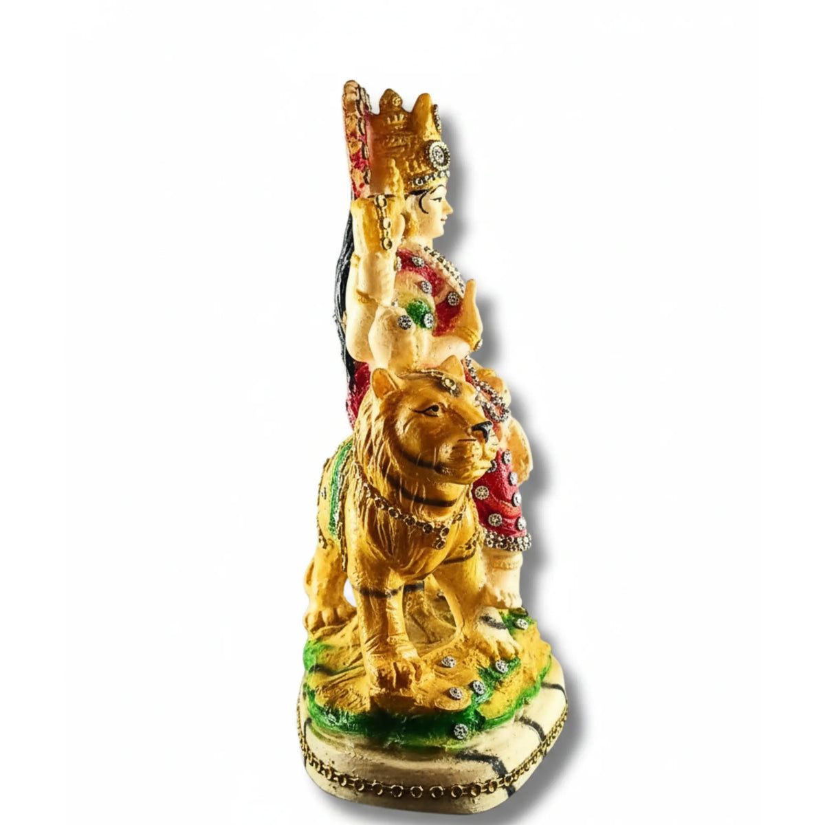 Decorative Maa Durga Shakti Murti with Lion – 23 cm