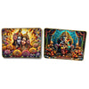 Radha Krishna & Ganesh Wall Frame Set of 2 | Modern Religious Frames for Living Room, Temple & Gift
