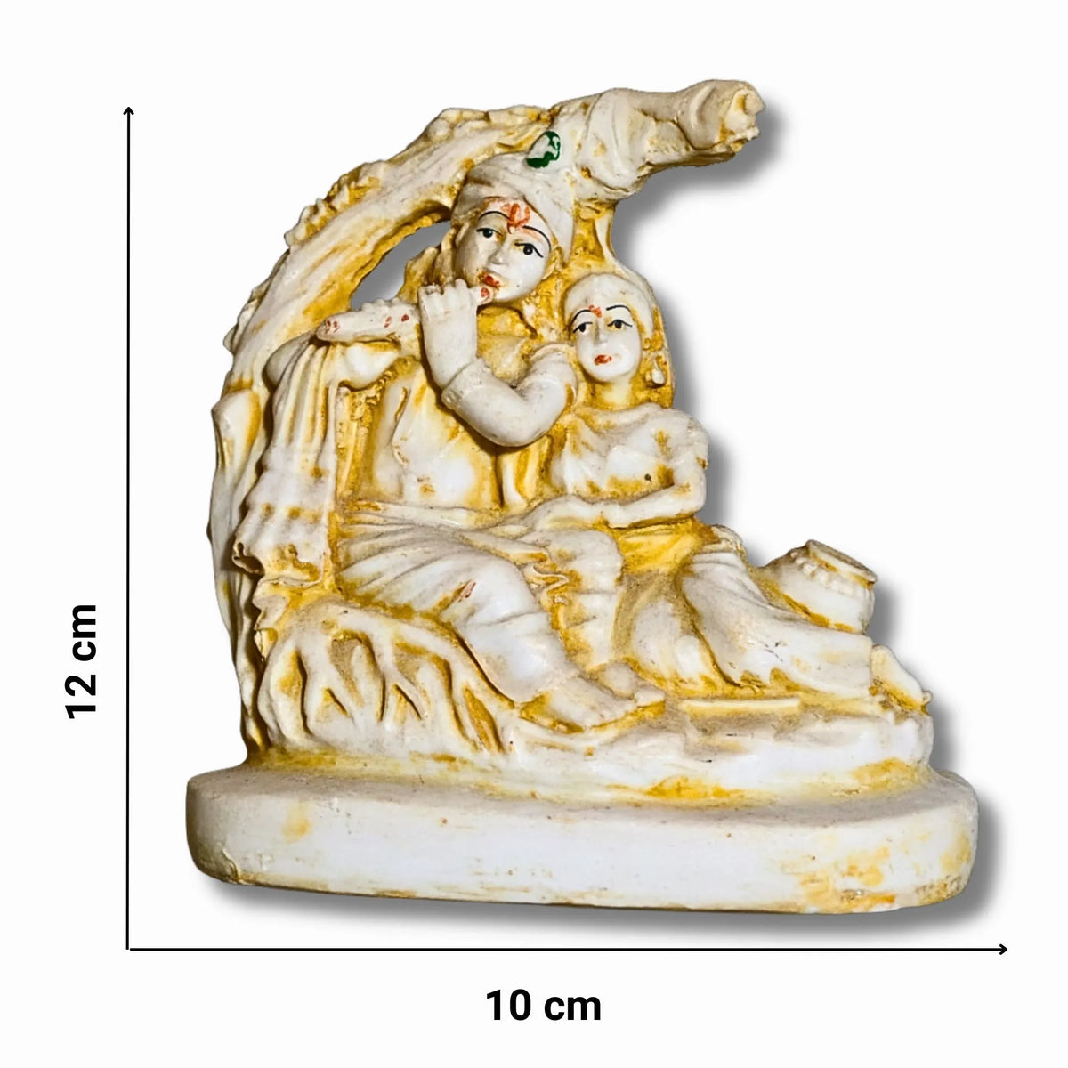 Divine Radha Krishna Idol – Traditional Decorative Home & Temple Figurine