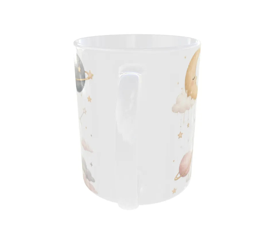Dream Bigger Panda Ceramic Coffee Mug