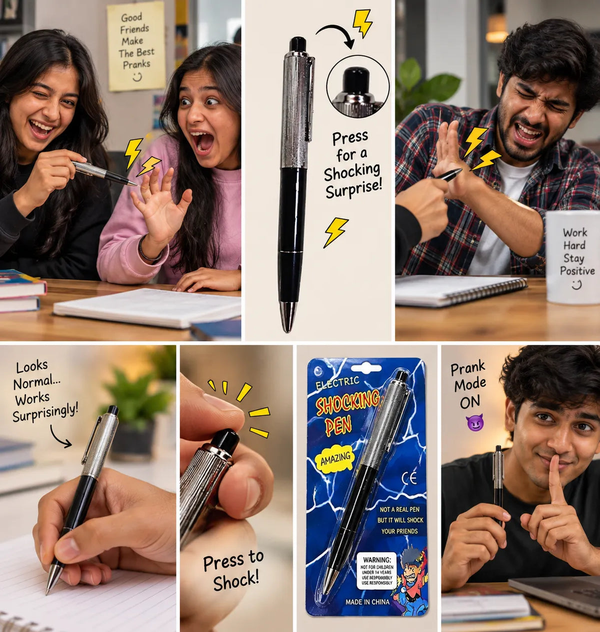 Electric Shock Prank Pen – Novelty Gag Pen