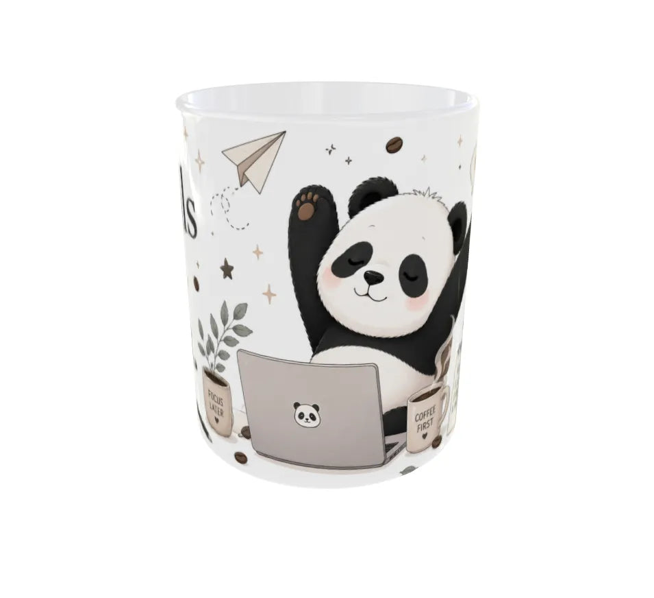 Emails Can Wait Panda Ceramic Coffee Mug