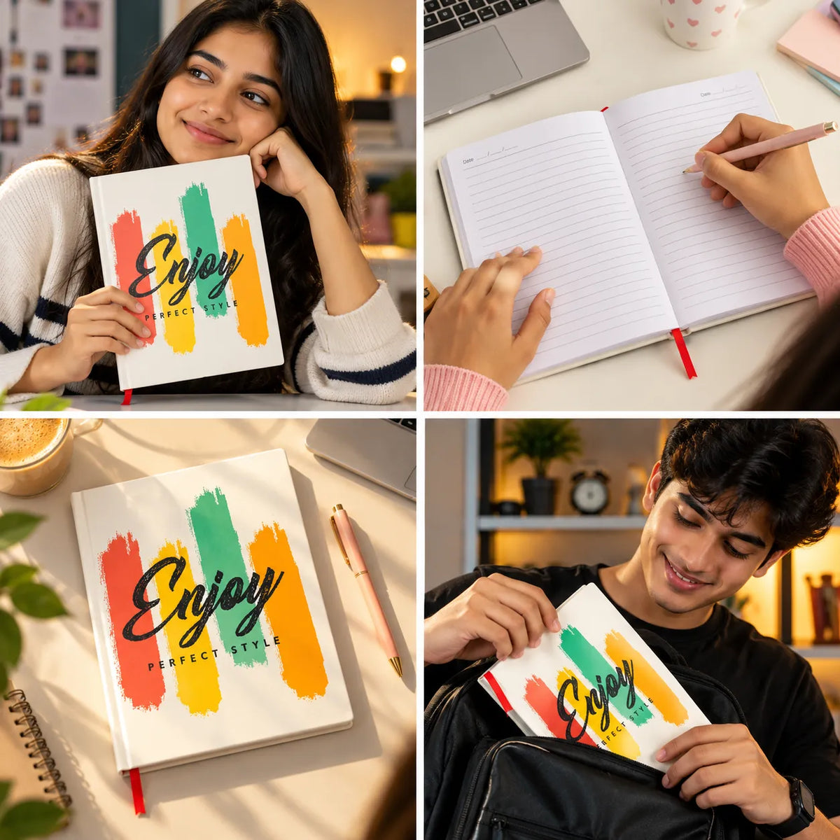 Enjoy – Perfect Style Premium Hard Cover Notebook