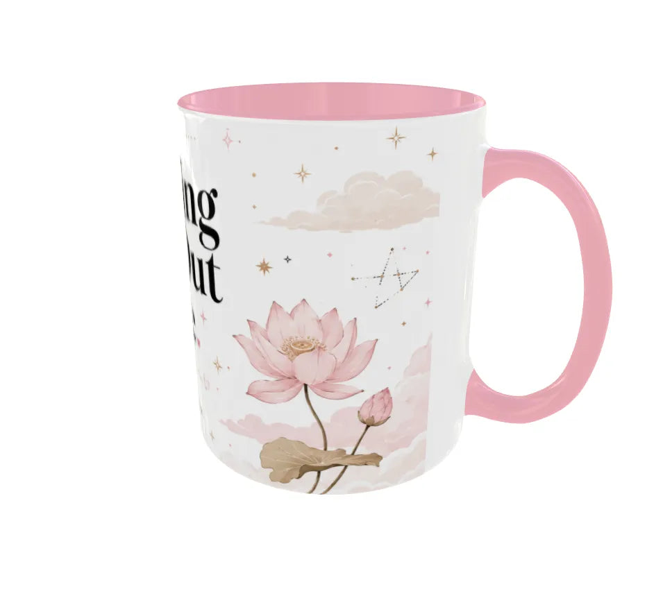 Everything Works Out For Me Always Pink Ceramic Mug