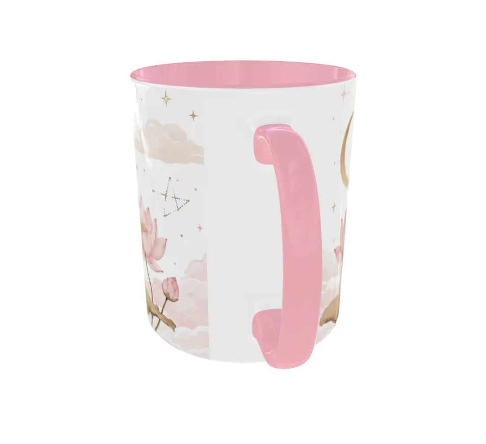 Everything Works Out For Me Always Pink Ceramic Mug