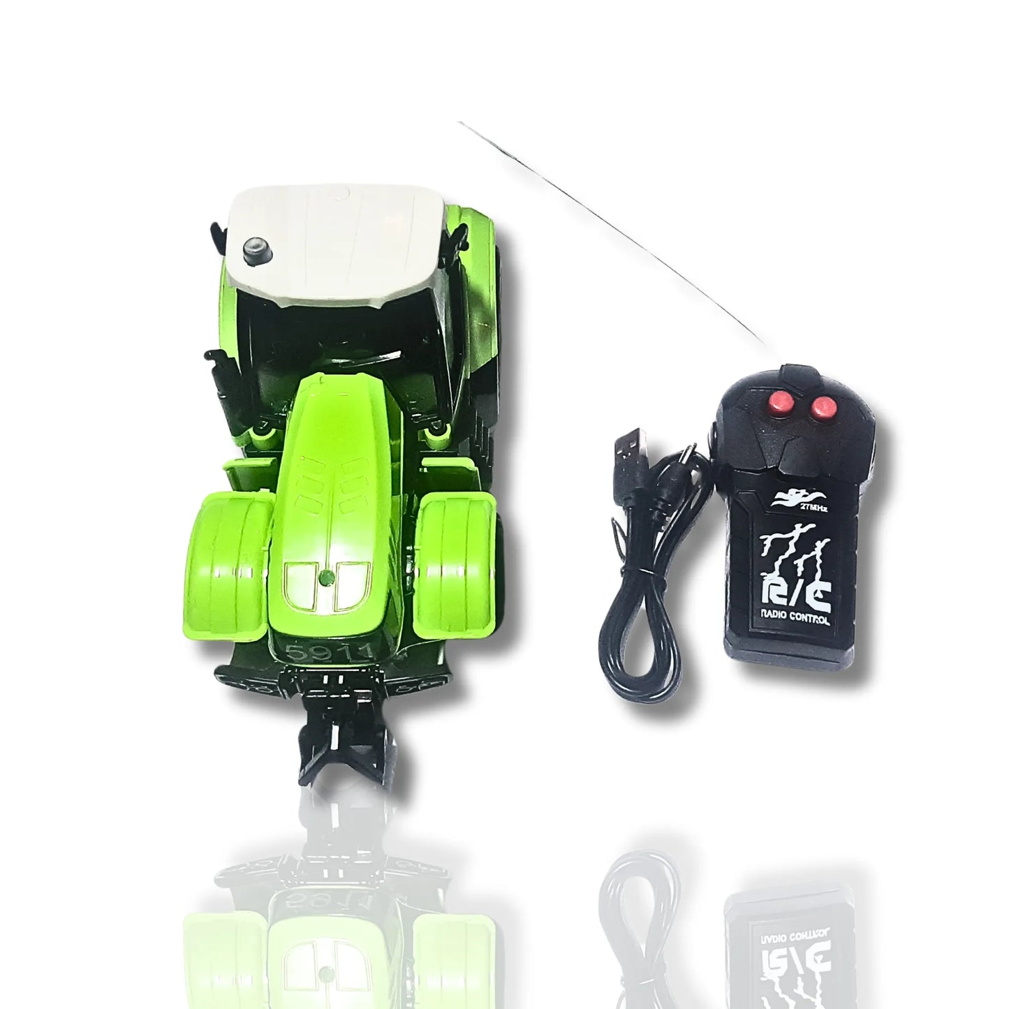 Rechargeable RC Farmer Tractor Toy for Kids | Remote Control Farming Vehicle with USB Charging