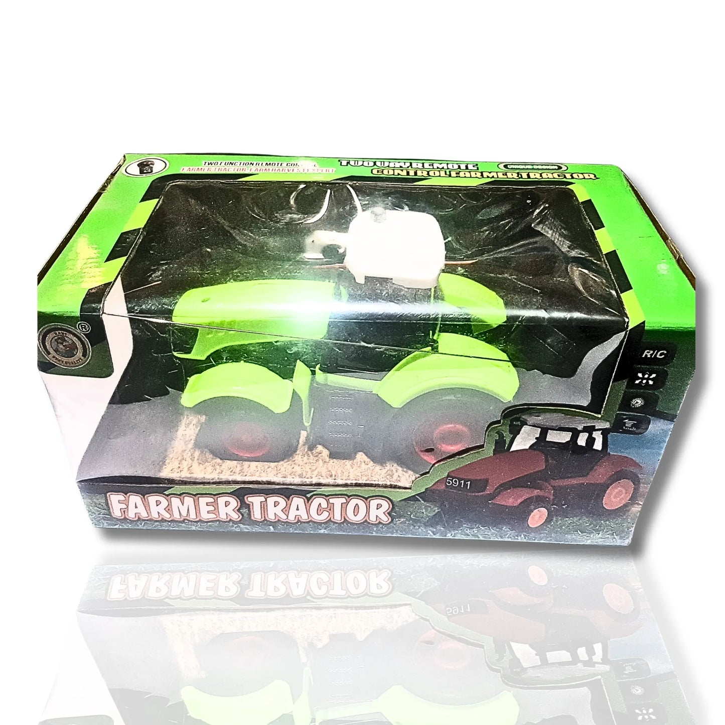 Rechargeable RC Farmer Tractor Toy for Kids | Remote Control Farming Vehicle with USB Charging