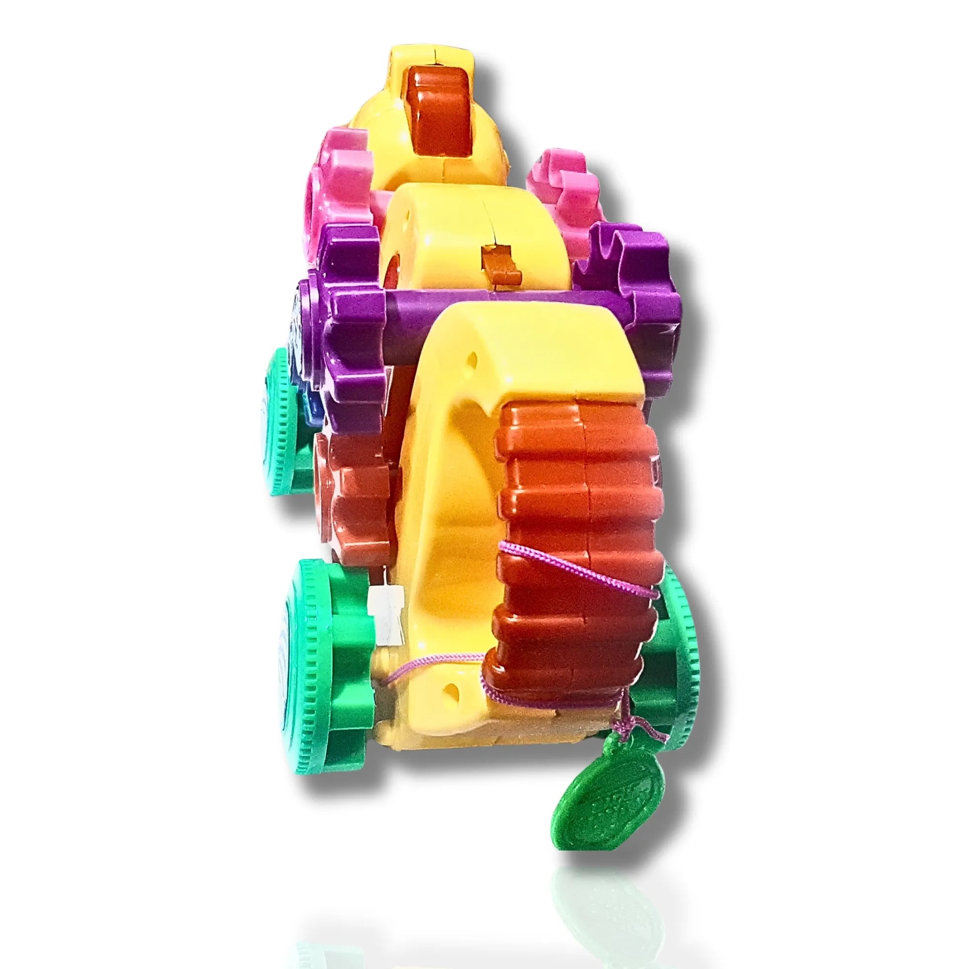 Colorful rotating gear horse toy with lights and music