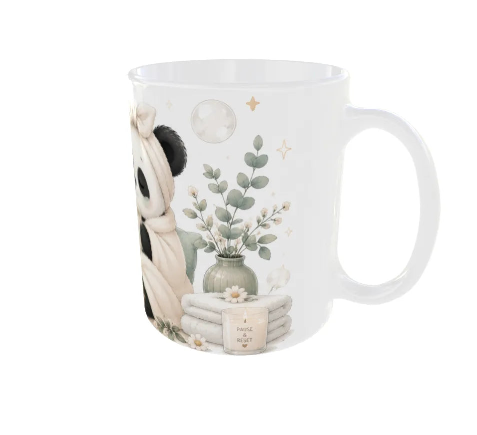 Gentle With Myself Panda Ceramic Coffee Mug