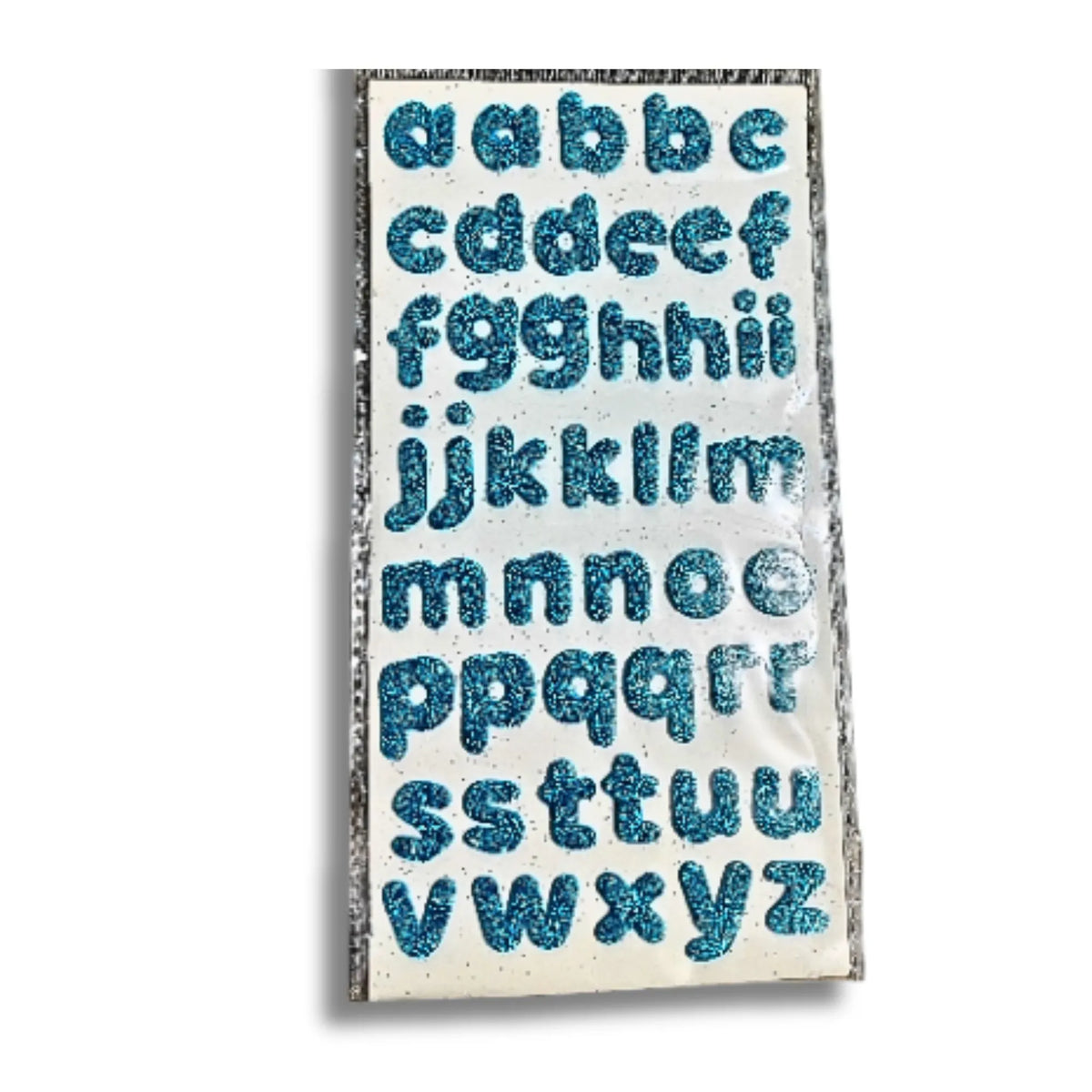 Glitter Alphabet Stickers A-Z Uppercase & Lowercase | Kids Craft Stickers