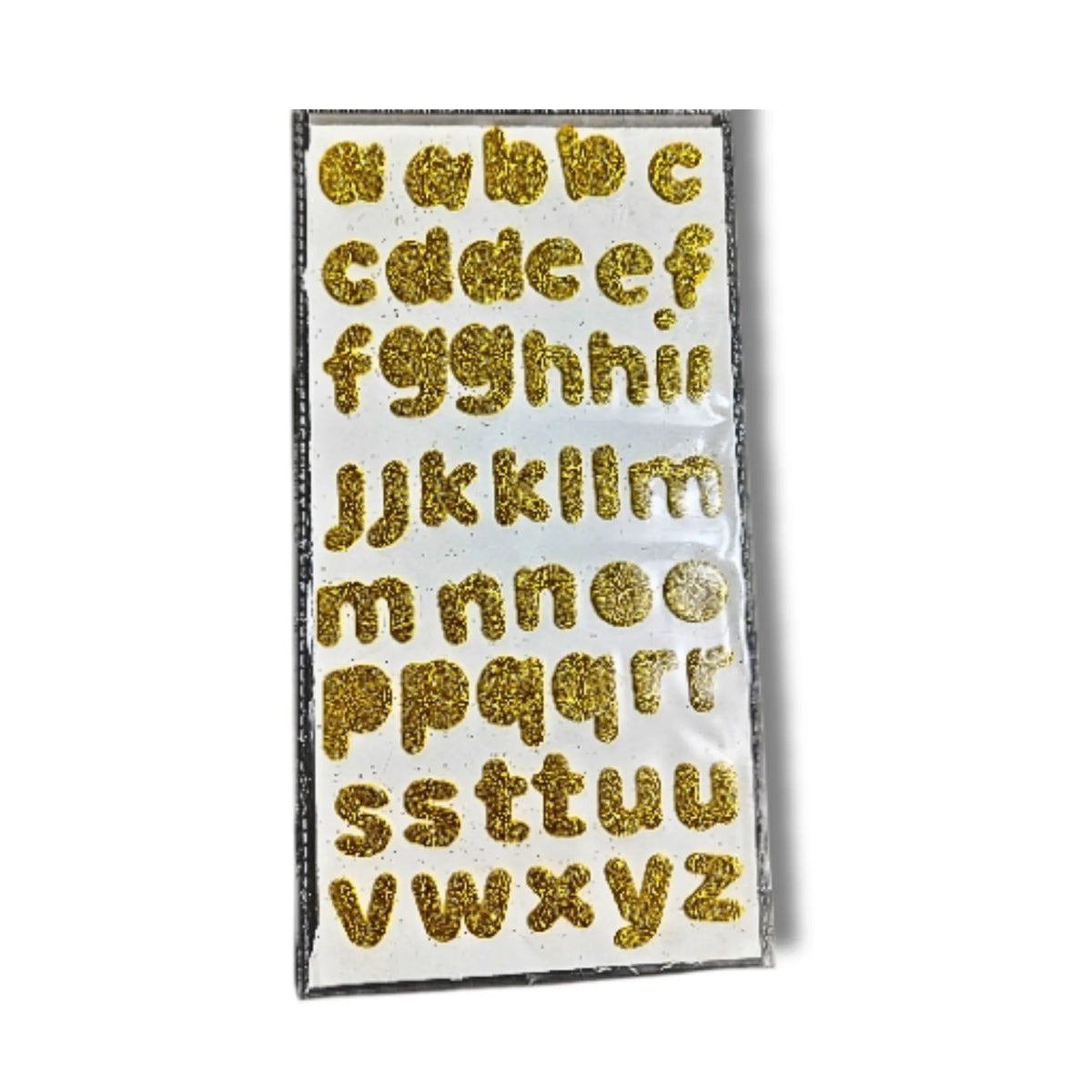 Glitter Alphabet Stickers A-Z Uppercase & Lowercase | Kids Craft Stickers