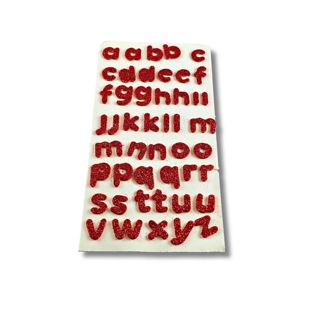 Glitter Alphabet Stickers A-Z | Colourful Letter Stickers