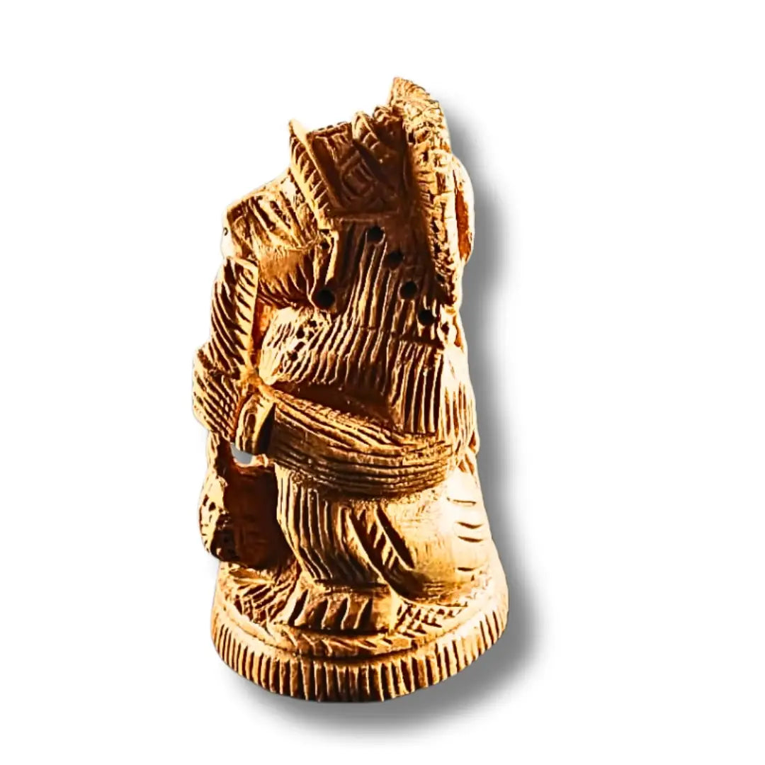 Handcrafted Wooden Lord Hanuman Idol – Saadhya Decors