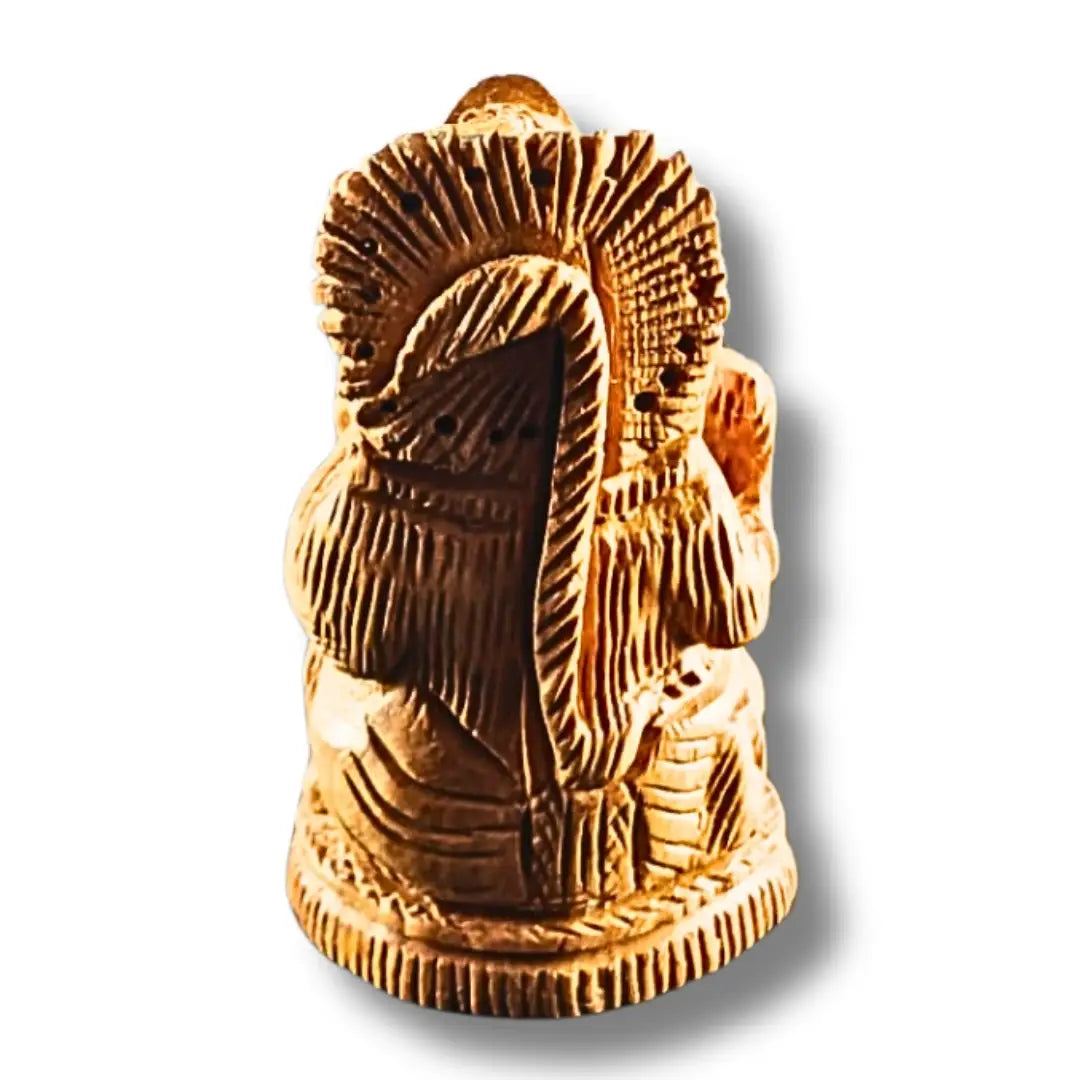Handcrafted Wooden Lord Hanuman Idol – Saadhya Decors