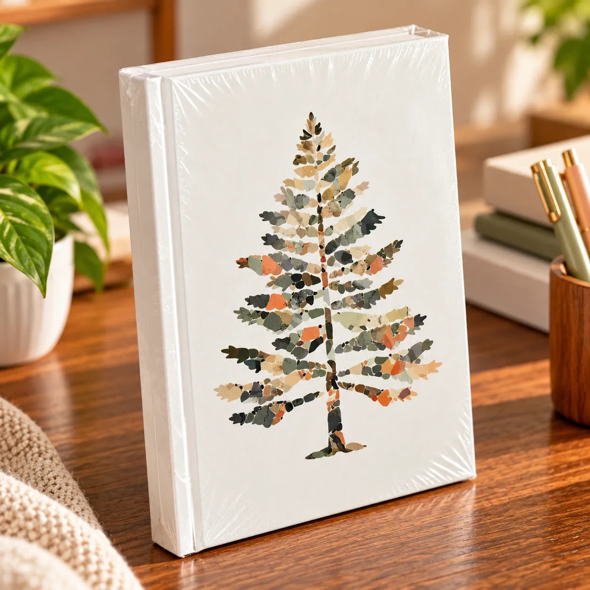 Hardcover Tree Diary – 192 Pages, Ruled Pages, Premium Tree Design