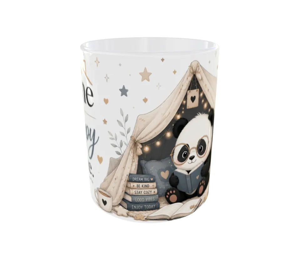 Home Is My Happy Place Panda Ceramic Coffee Mug
