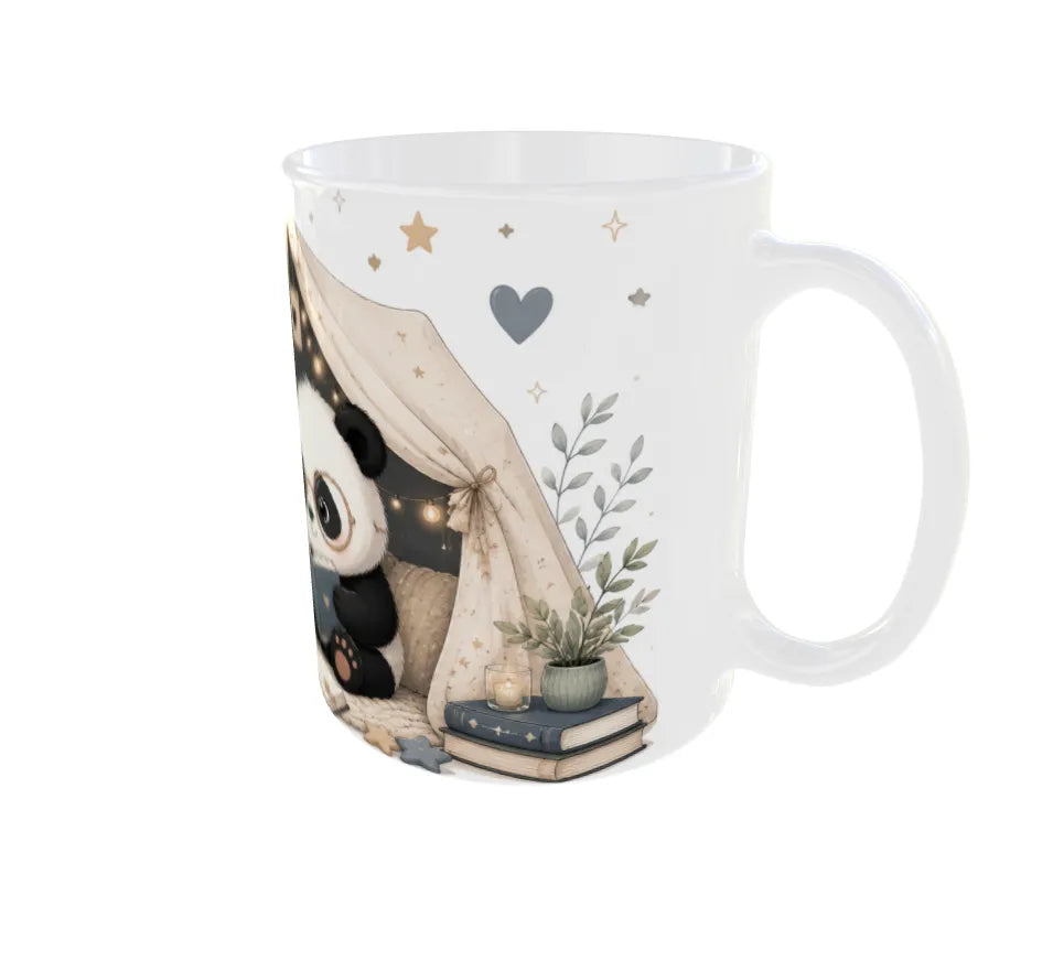 Home Is My Happy Place Panda Ceramic Coffee Mug