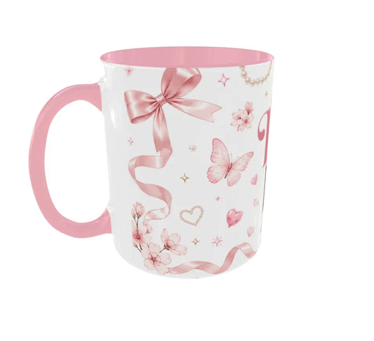 In My Pink Era – Premium Pink Aesthetic Ceramic Coffee Mug (325 ml)