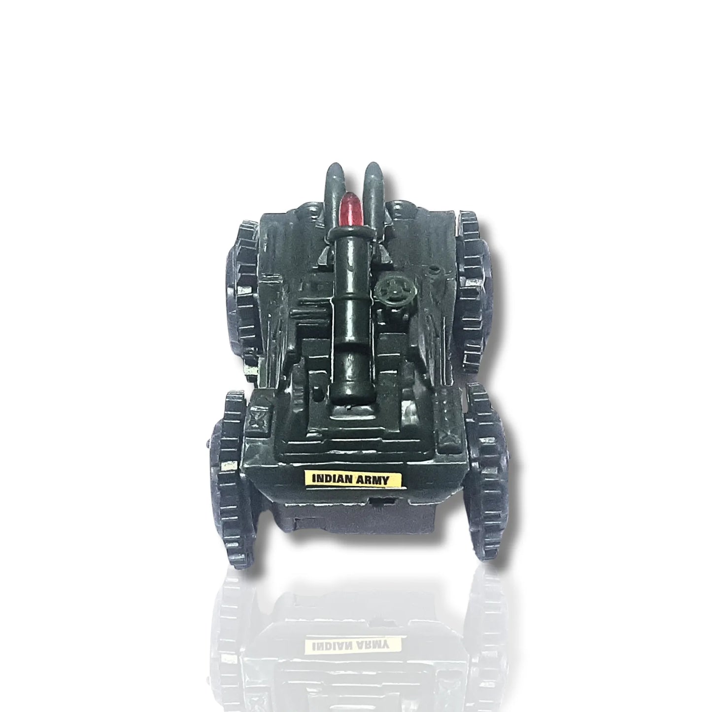 Indian Army Tumbling Tank Toy for Kids | Battery Operated Military Vehicle with Light & Action