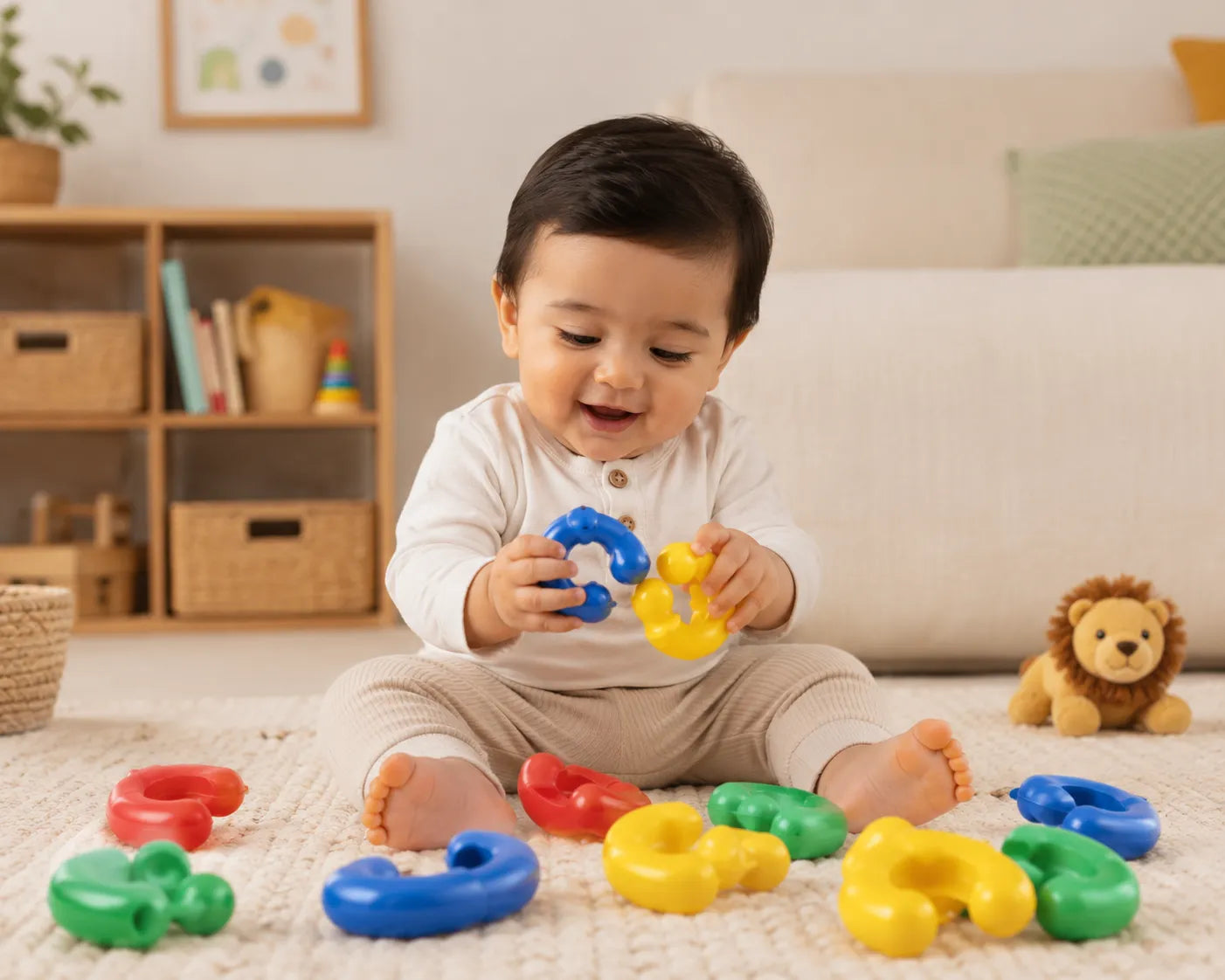 Interlocking Ring Linking Toy for Kids – Refurbished